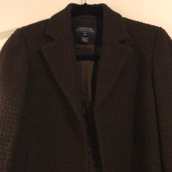 Textured brown jacket - Picture 2 of 2